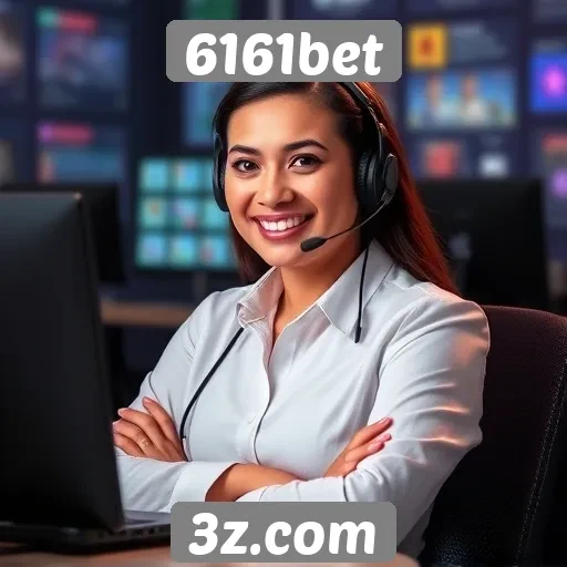 Suporte ao cliente no site 6161bet